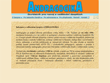 Tablet Screenshot of andragogika.net